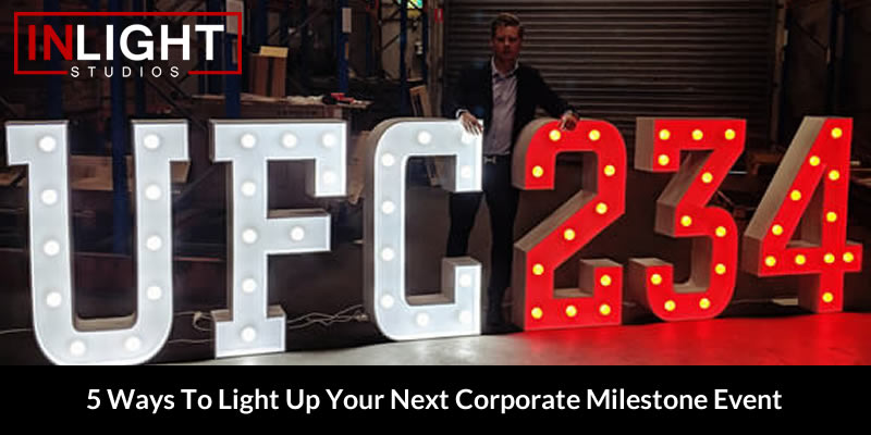5 Ways To Light Up Your Next Corporate Milestone Event
